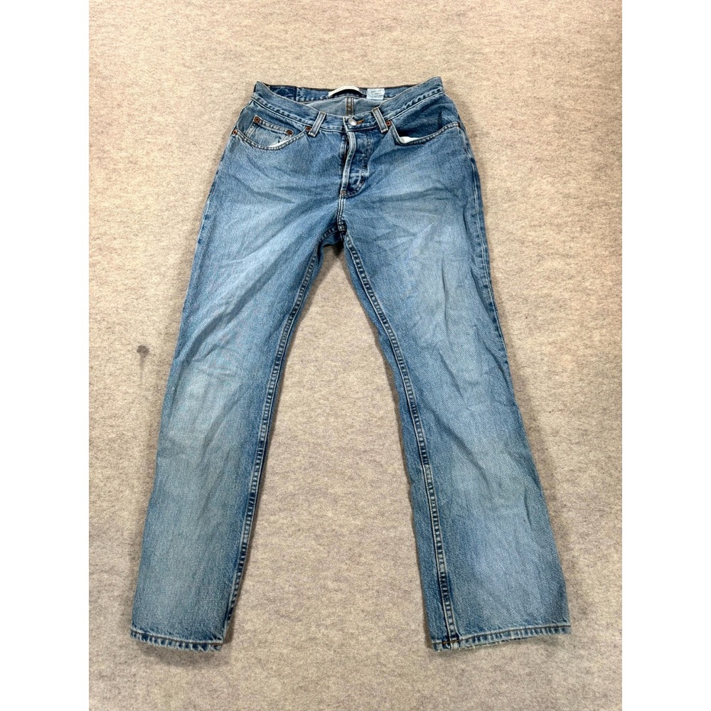 Gap 1969 Bootcut Jeans Womens 6 Blue Denim Button Fly Streetwear Outdoor